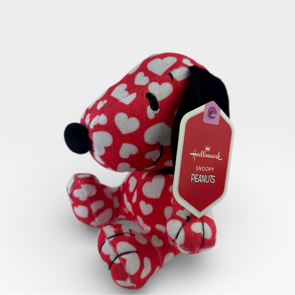 Hallmark Other - Hallmark Peanuts Snoopy Valentines Hearts Pattern Small 6" Plush NEW with TAG